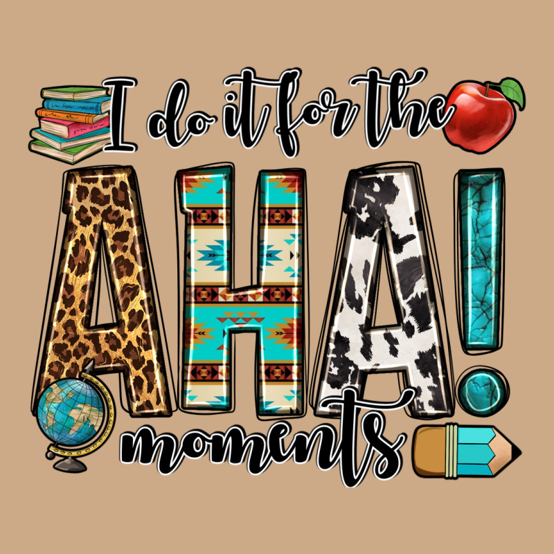 I Do It For The Aha Moments Teacher Vintage Hoodie by OliviaCreatesArt | Teevron