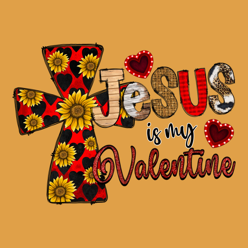 Jesus Is My Valentine Cross Premium Hoodie by CowhideDigitalArt | Teevron