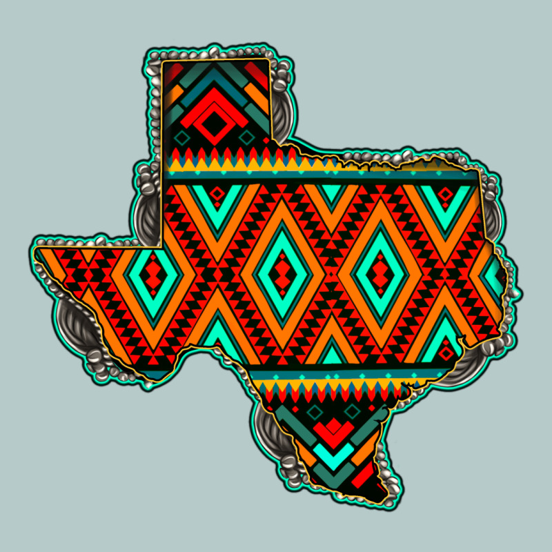 Texas Map With Aztec Background Heavy Core Tee by JahusDesignShop | Teevron