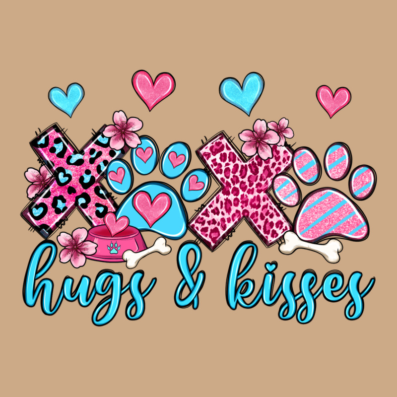 Xoxo Hugs And Kisses Paws Olivia Vintage Hoodie by OliviaCreatesArt | Teevron
