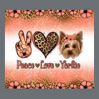 Peace Love Yorkie Premium Hoodie | Teevron
