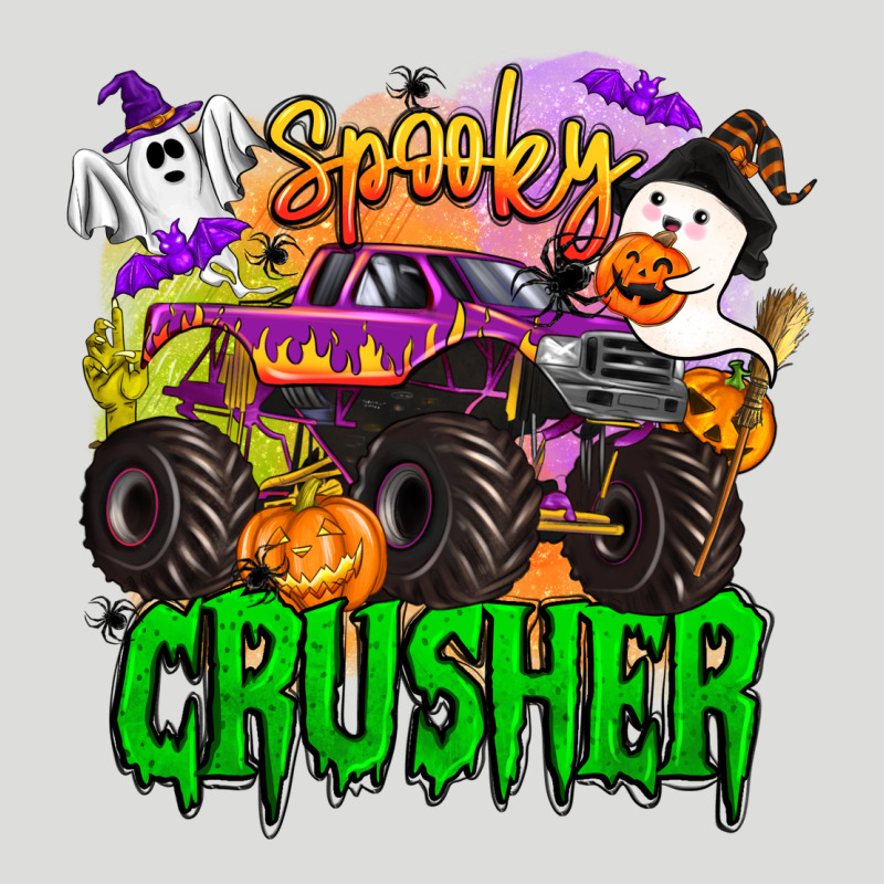 Spooky Crusher Monster Truck Zipper Hoodie by BarkalooDesign | Teevron