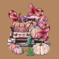 Breast Cancer Truck With Pumpkins Long Sleeve Tee | Teevron