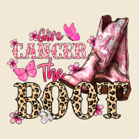 Give Cancer The Boot Cancer Awareness Ladies Tee | Teevron