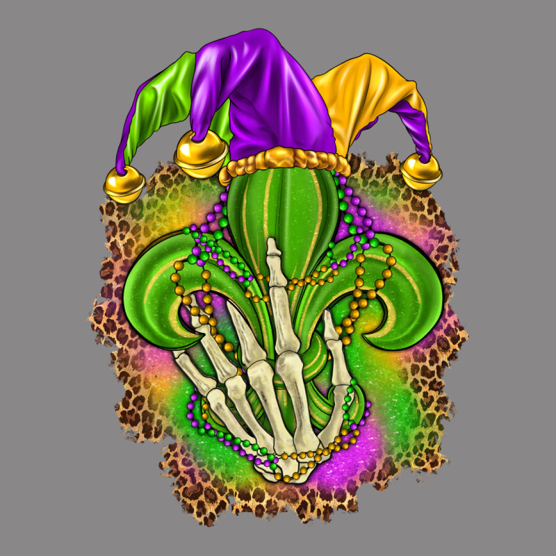 Mardi Gras With Skeleton Hand Vintage Tee by HowdyJamesFarm | Teevron