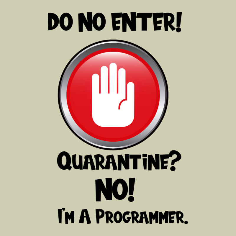 I'm Not In Quarantine I'm A Programmer Heavy Core Tee by Bettercallsaul | Teevron