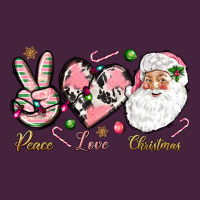 Peace Love Pink Christmas Premium Tee | Teevron