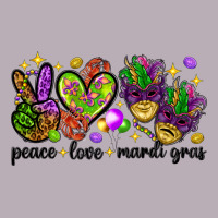 Peace Love Mardi Gras Vintage Tee | Teevron