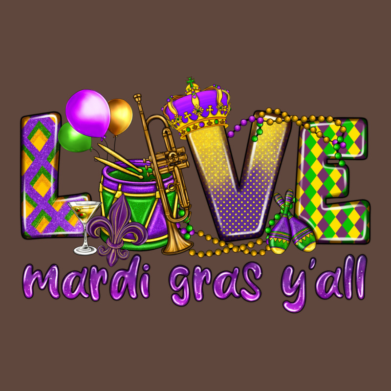Love Mardi Gras Y'all Classic Tee by HowdyJamesFarm | Teevron