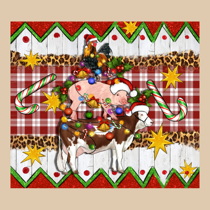Stacked Christmas Farm Heavyweight Sweatshirt by Artiststas | Teevron