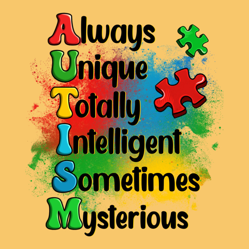 Always Unique Autism Vintage Hoodie by OliviaCreatesArt | Teevron
