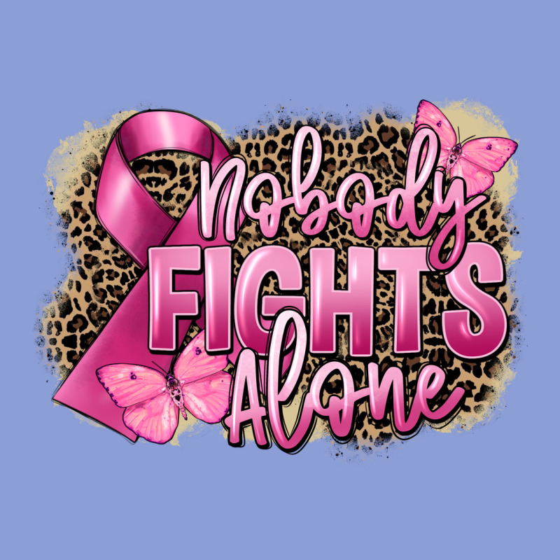 Nobody Fights Alone Cancer Long Sleeve Tee by FaDigitalArtStudio | Teevron