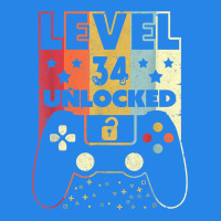 Level 34 Unlocked Shirt Video Gamer 34th Birthday Gifts Tee T Shirt Premium Hoodie | Teevron