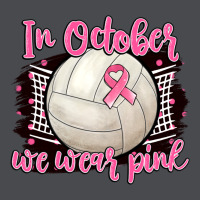 In October We Wear Pink Volleyball Zipper Hoodie | Teevron