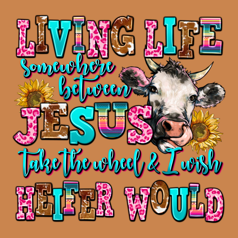 Living Life Somewhere Between Jesus Take The Wheel Heavyweight Hoodie by AdoDesignShop | Teevron