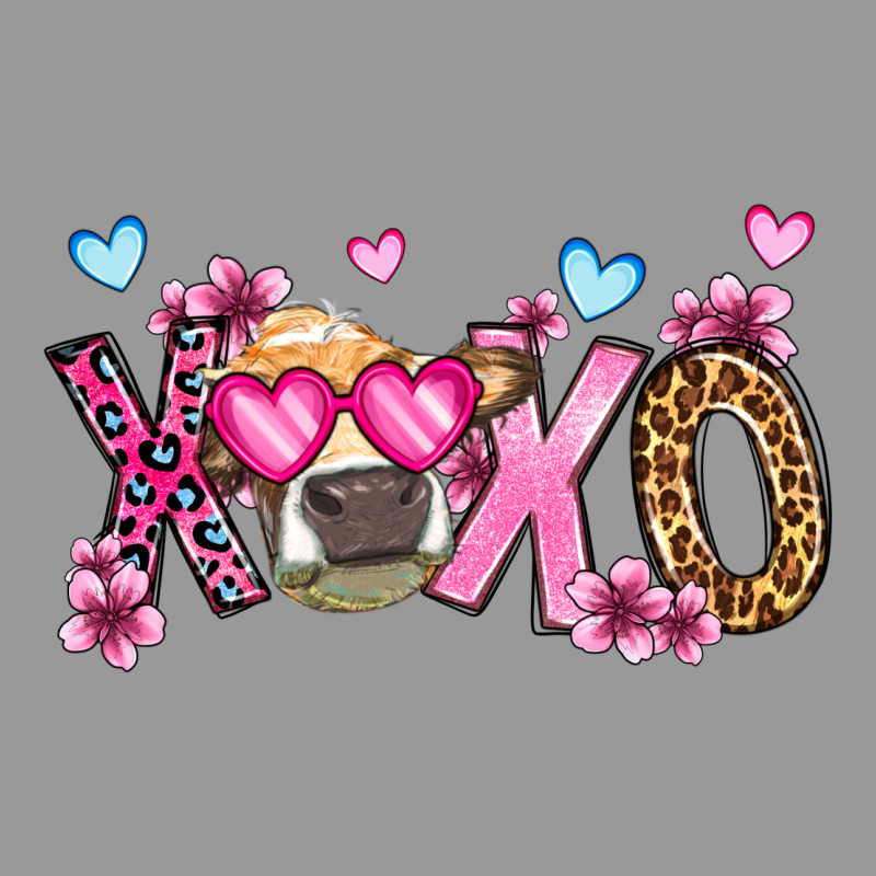 Xoxo Cow Valentine's Day Vintage Hoodie by OliviaCreatesArt | Teevron
