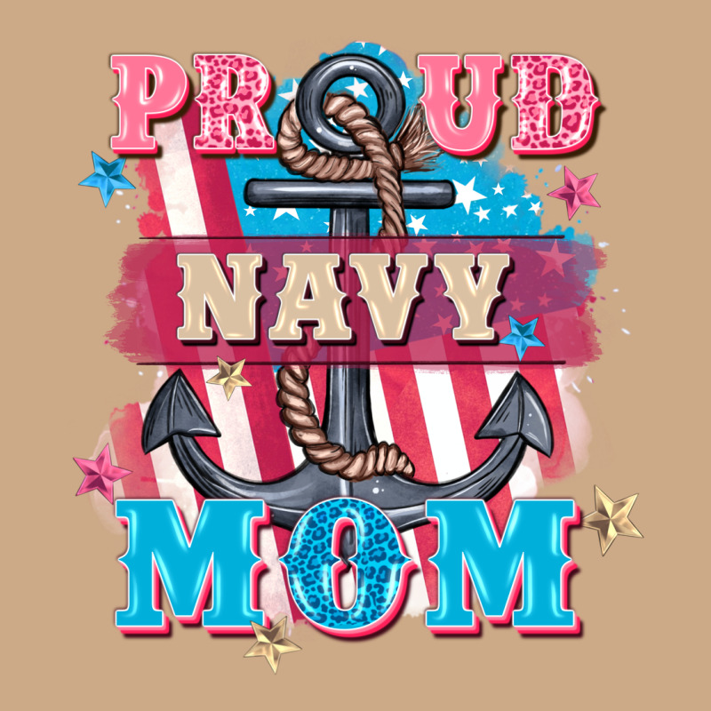 Proud Navy Mom Mother's Day Vintage Hoodie by FaDigitalArtStudio | Teevron