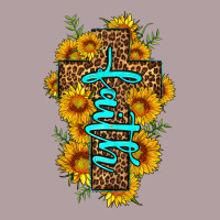 Faith Sunflower Leopard Cross Olivia Vintage Hoodie | Teevron