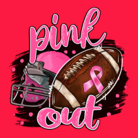 Pink Out Football Zipper Hoodie | Teevron