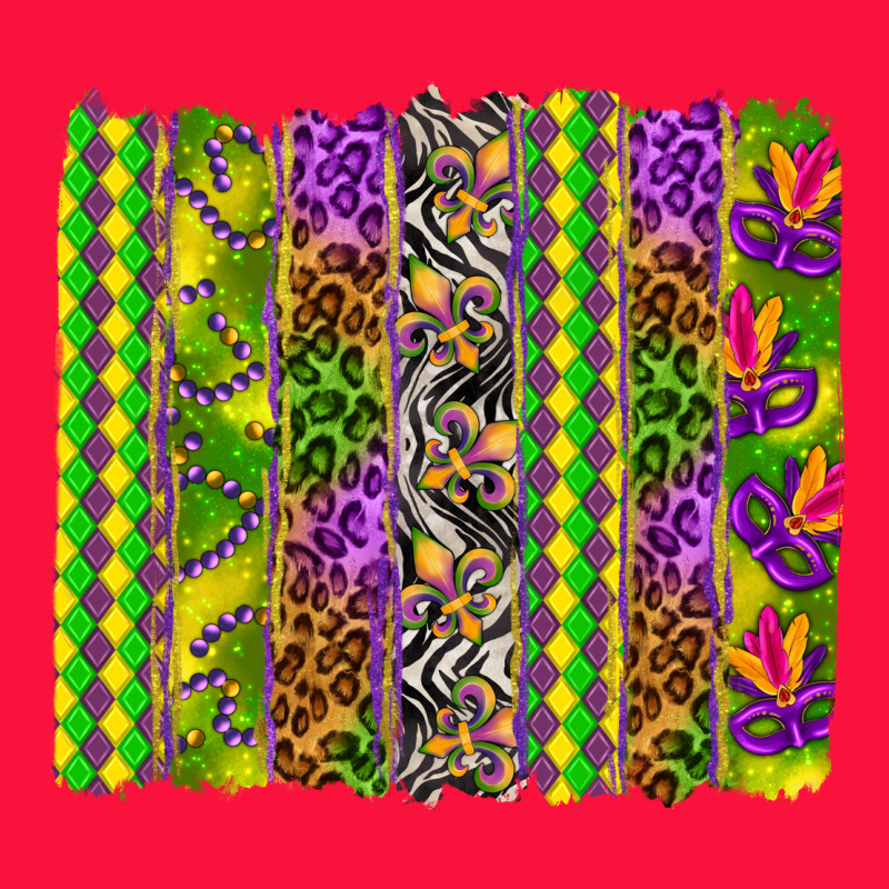 Mardi Gras Brushstroke Classic Tee by HowdyJamesFarm | Teevron
