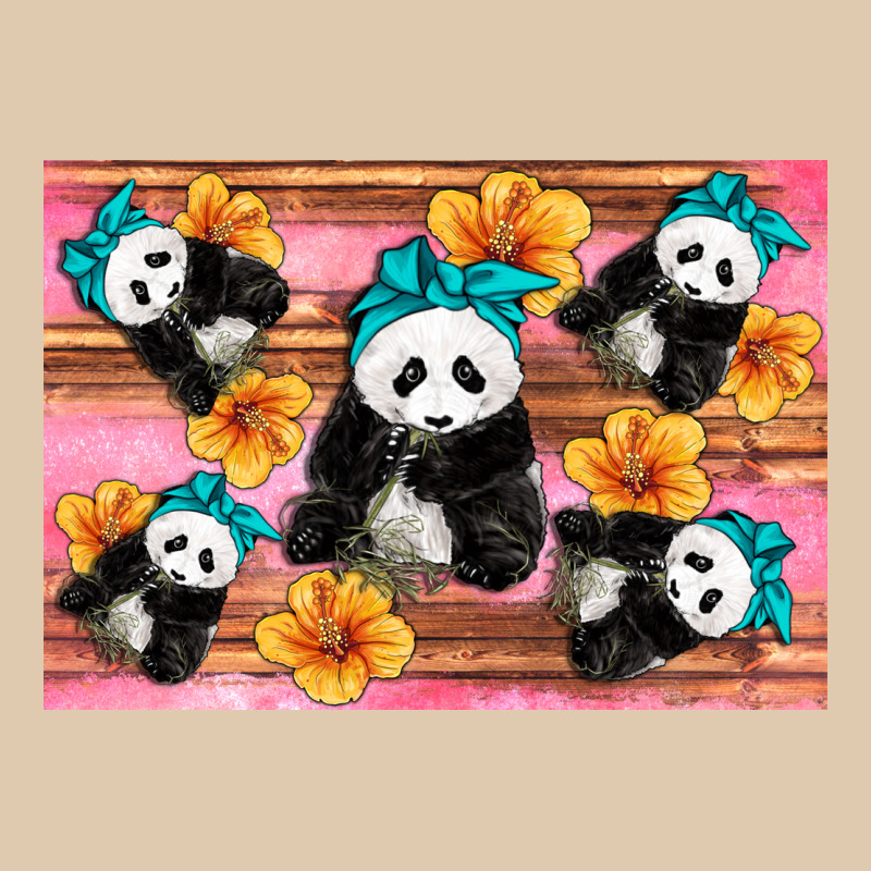 Baby Panda Flowers Heavyweight Sweatshirt by Artiststas | Teevron