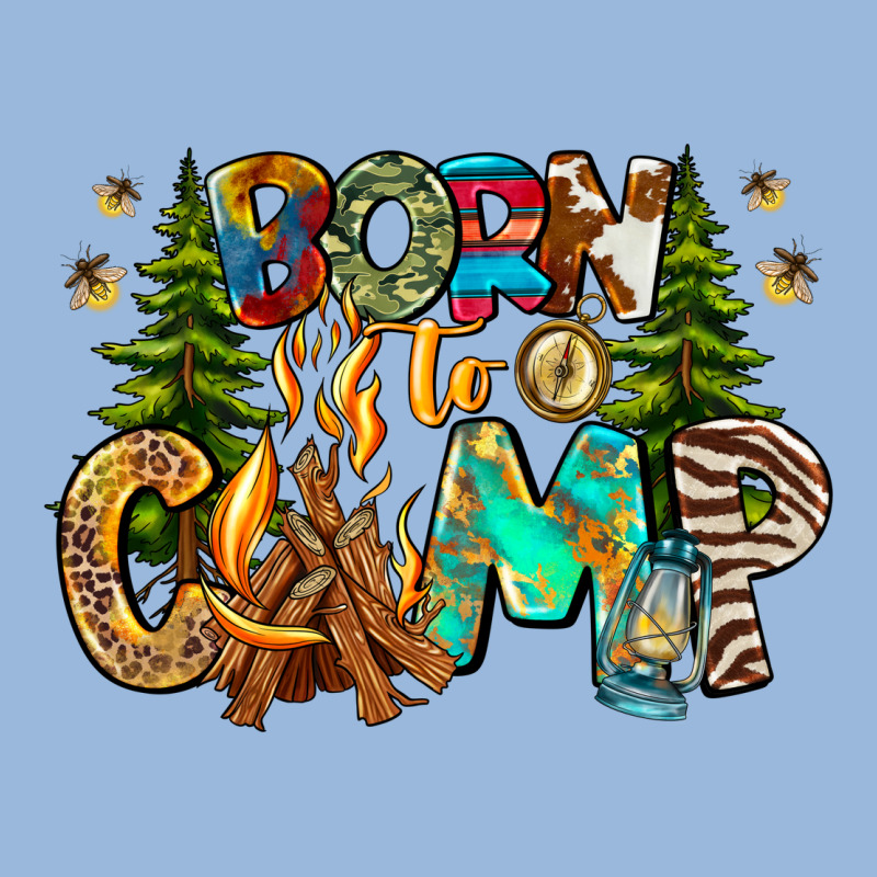 Born To Camp Premium Hoodie by CowhideDigitalArt | Teevron