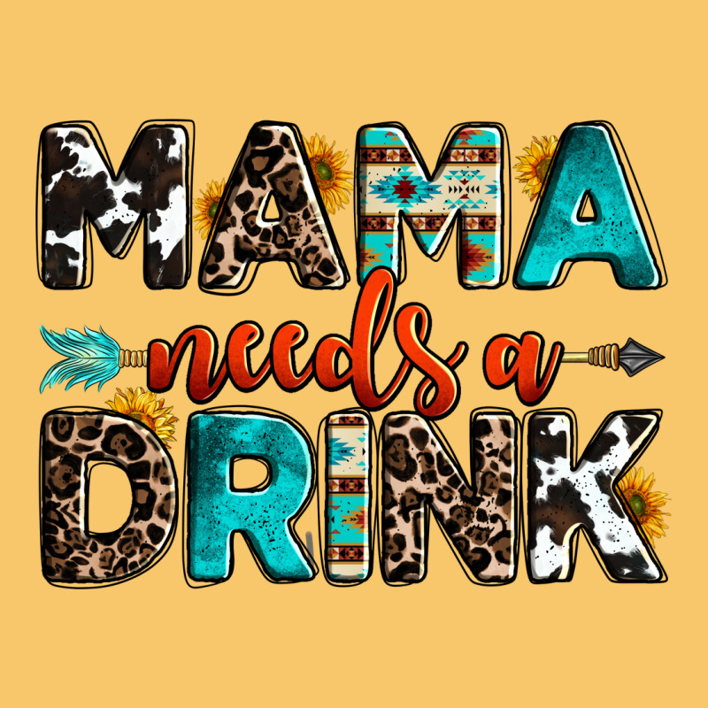 Mama Needs A Drink Vintage Hoodie by OliviaCreatesArt | Teevron