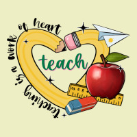 Teaching Is A Work Of Heart Urban Hoodie | Teevron