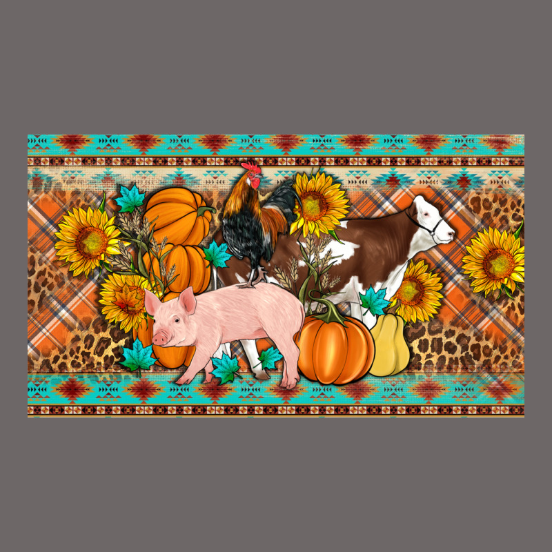 Fall Farm Animals Cow Pig Rooster Classic Tee by Artiststas | Teevron