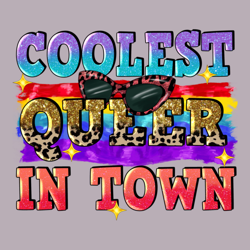 Coolest Queer In Town Vintage Tee by CowGirlArtShop | Teevron