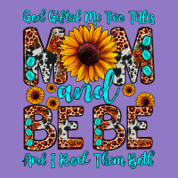 God Gifted Me Two Titles Mom And Bebe  And I Rock Urban Hoodie | Teevron