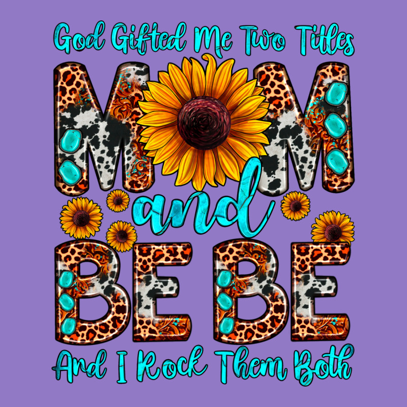 God Gifted Me Two Titles Mom And Bebe  And I Rock Urban Hoodie by JahusDesignShop | Teevron