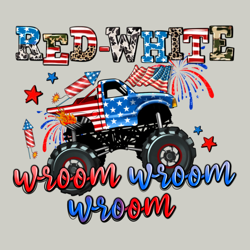 Red White Wroom Wroom Wroom Heavyweight Hoodie by AdoDesignShop | Teevron