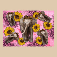 Baby Elephant Sunflowers Kid's Bottle Heavyweight Sweatshirt | Teevron