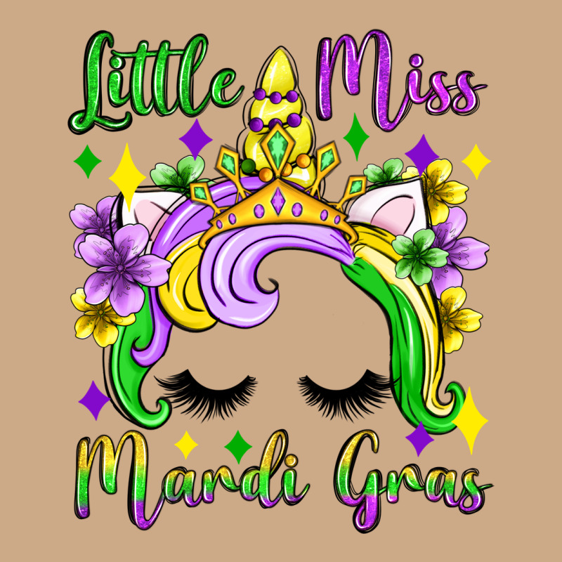 Little Miss Mardi Gras Unicorn  Olivia Vintage Hoodie by OliviaCreatesArt | Teevron