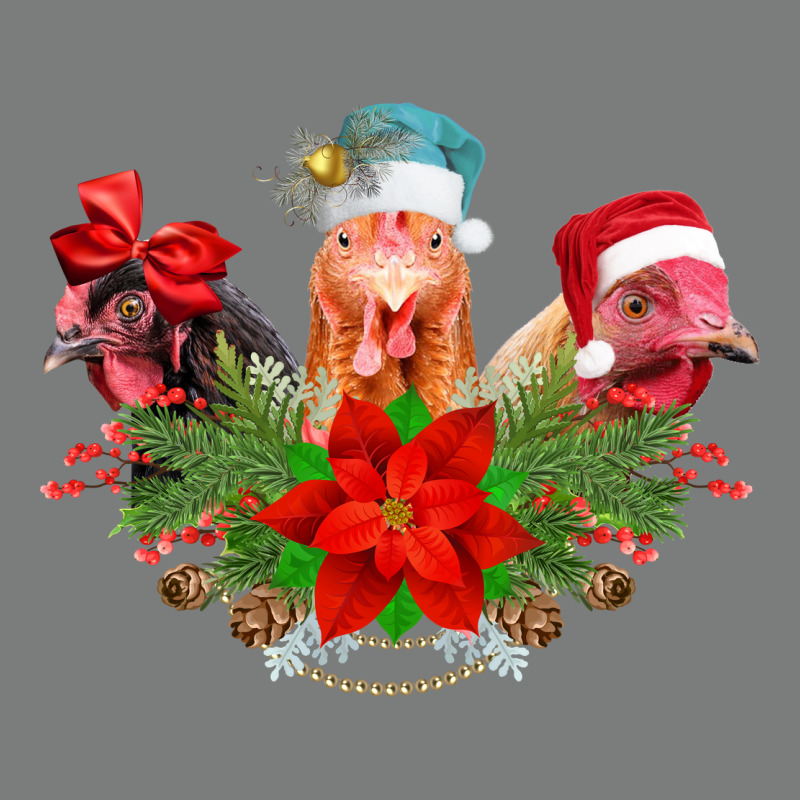 Chickens Christmas Premium Hoodie by CowhideDigitalArt | Teevron