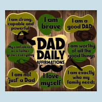 Dad Daily Affirmations Ladies Tee | Teevron