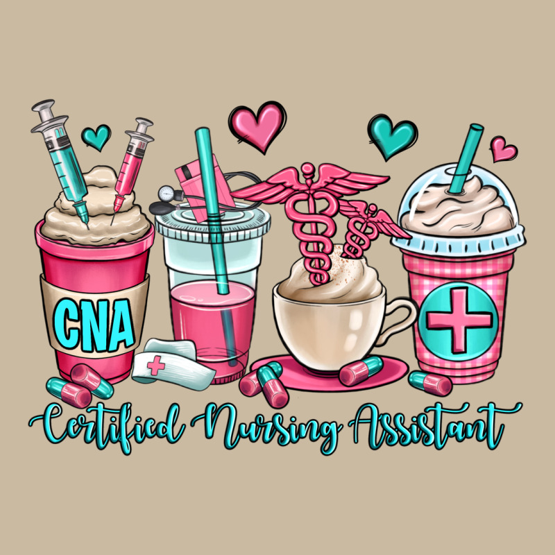 Cna Certified Nursing Assistant Coffee Cups Long Sleeve Tee by OliviaCreatesArt | Teevron