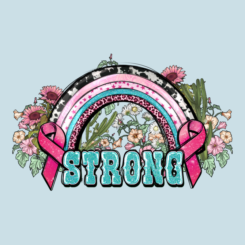 Strong Cancer Rainbow Cancer Awareness Ladies Tee by HowdyJamesFarm | Teevron