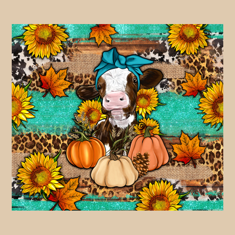 Cow Fall Pumpkin Heavyweight Sweatshirt by Artiststas | Teevron