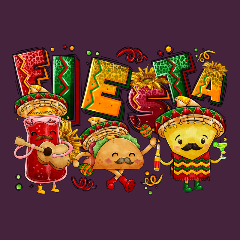 Fiesta With Taco, Nacho, Souce Premium Tee by NancyCooperArtShop | Teevron