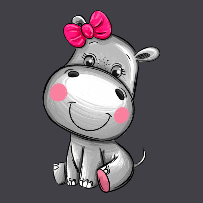 Cute Hippopotamus Heavyweight Hoodie by AdoDesignShop | Teevron