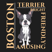 Boston Terrier T  Shirt Boston Terrier Dog Traits Gift T  Shirt Classic Tee | Teevron
