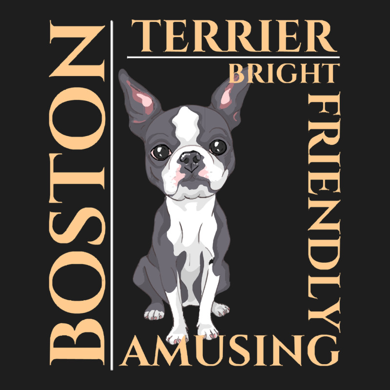 Boston Terrier T  Shirt Boston Terrier Dog Traits Gift T  Shirt Classic Tee by longCreatives | Teevron