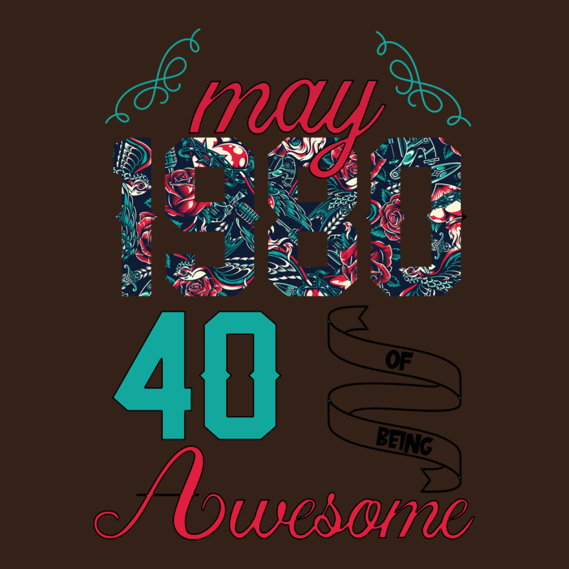 Made In May 1980 40 Years Of Being Awesome Heavy Core Tee by Bettercallsaul | Teevron