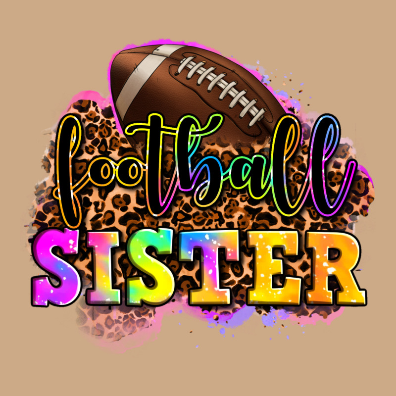 Football Sister Vintage Hoodie by OliviaCreatesArt | Teevron