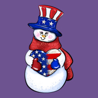 Patriotic Snowman 4th Of July Vintage Tee | Teevron