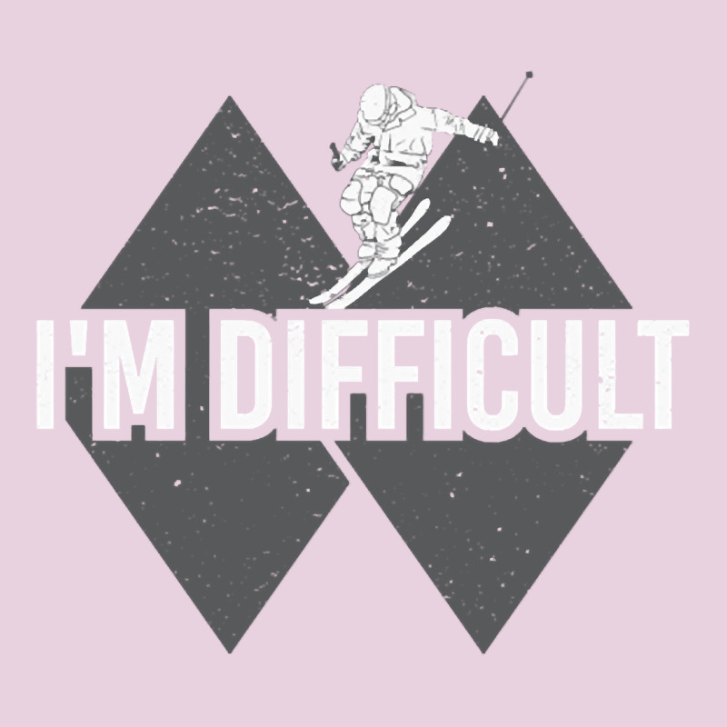 I'm Difficult Double Black Diamond Skiing Classic Tee by longCreatives | Teevron