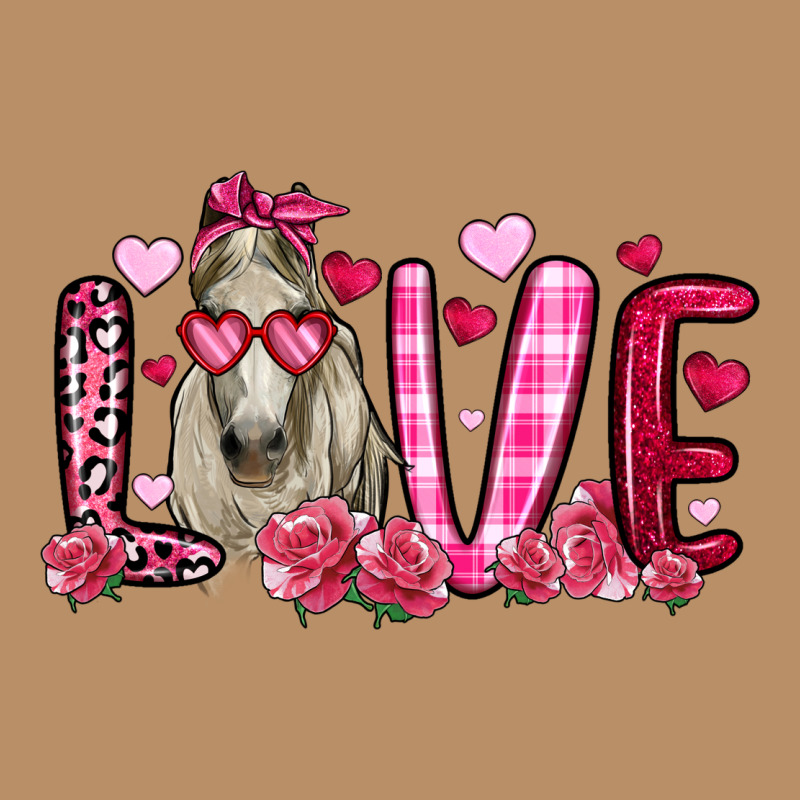 Valentines Day Love Horse Vintage Hoodie by OliviaCreatesArt | Teevron