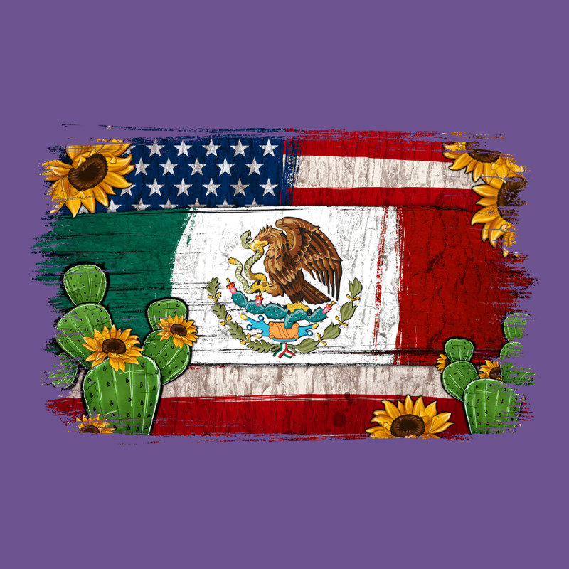 Mexican American Flag Background Vintage Tee by Jasminsmagicworld | Teevron